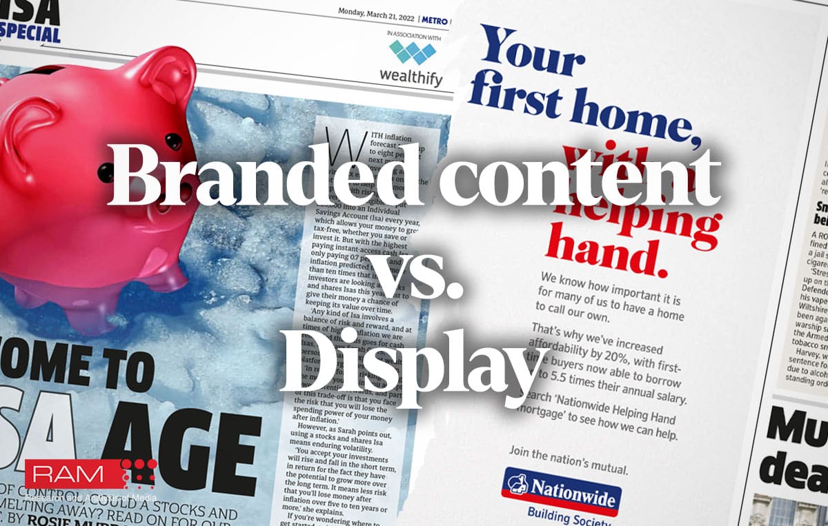 Branded content vs Display